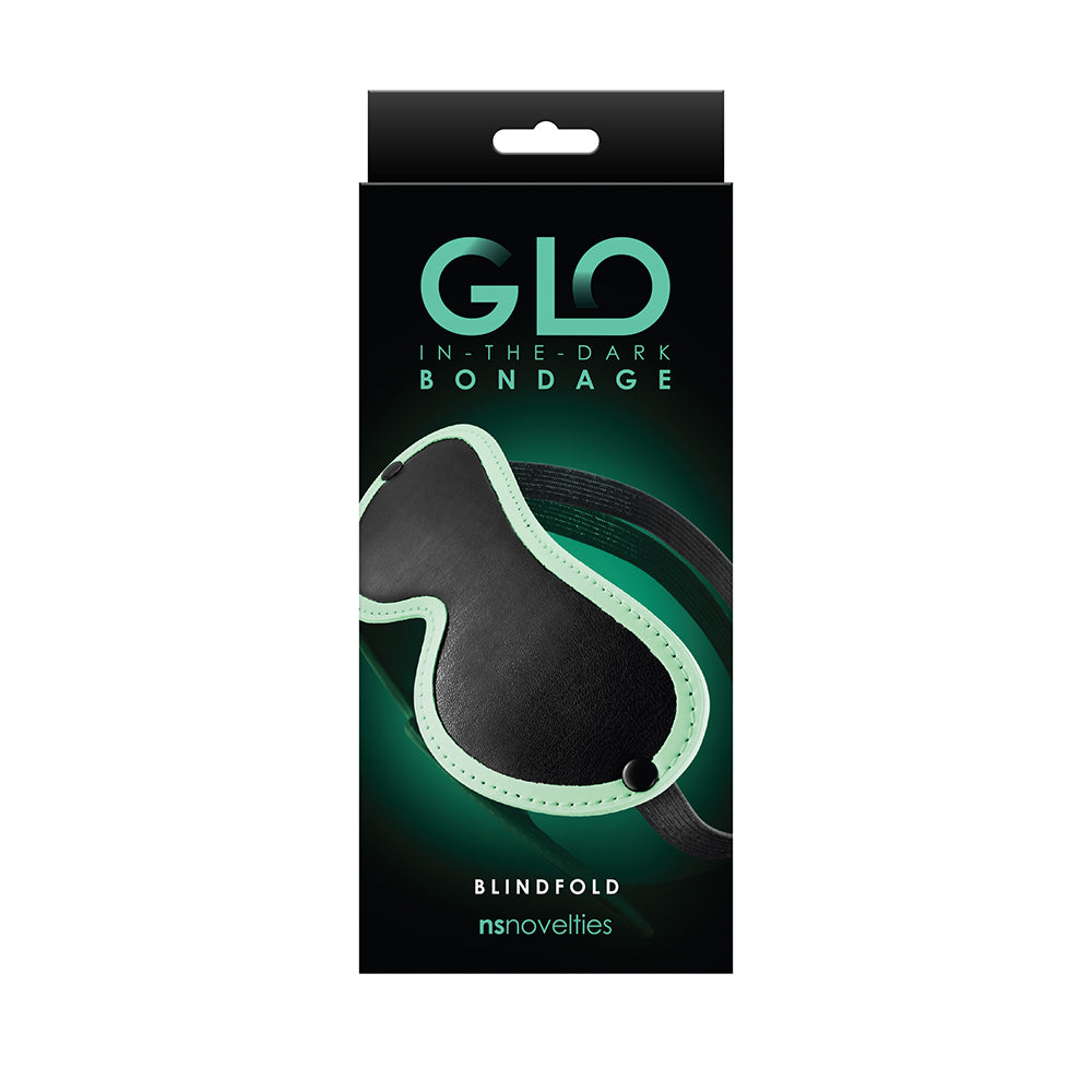 Glo Bondage Blindfold Green