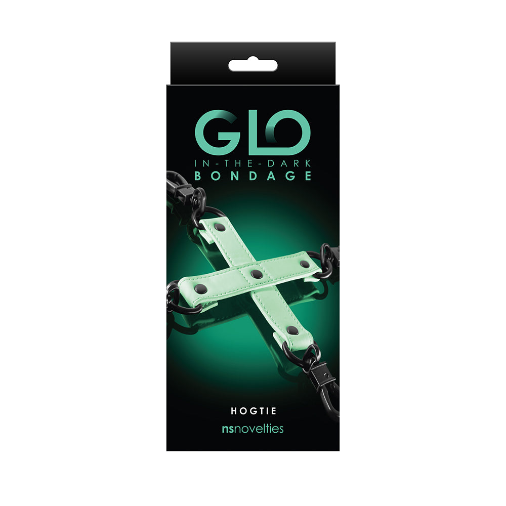 Glo Bondage Hog Tie Green