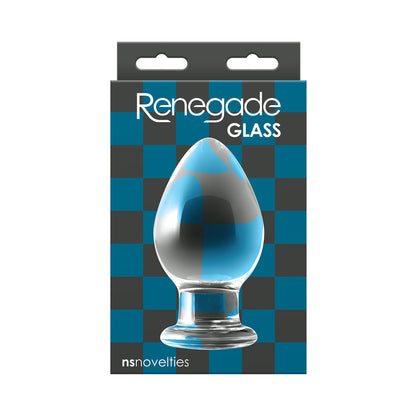 Renegade Glass Knight Anal Plug - Clear