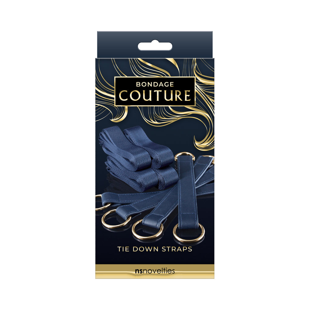 Bondage Couture Tie Down Straps - Blue