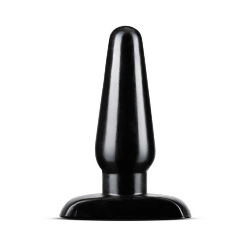 Anal Adventures Basic Anal Plug - Medium Black