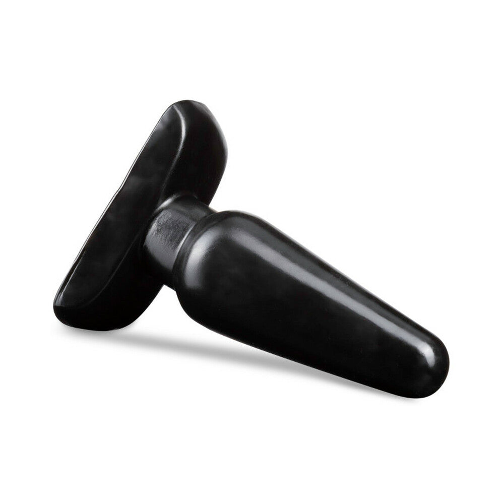 Anal Adventures Basic Anal Plug - Medium Black