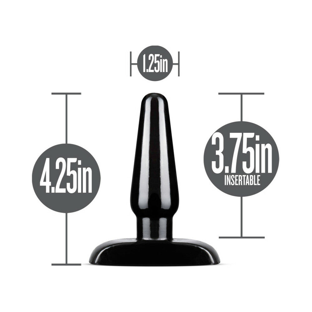 Anal Adventures Basic Anal Plug - Small Black