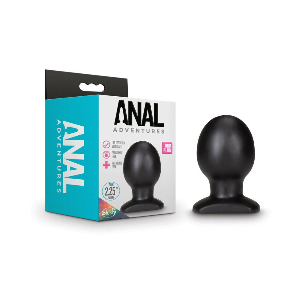 Anal Adventures Orb Plug - Black