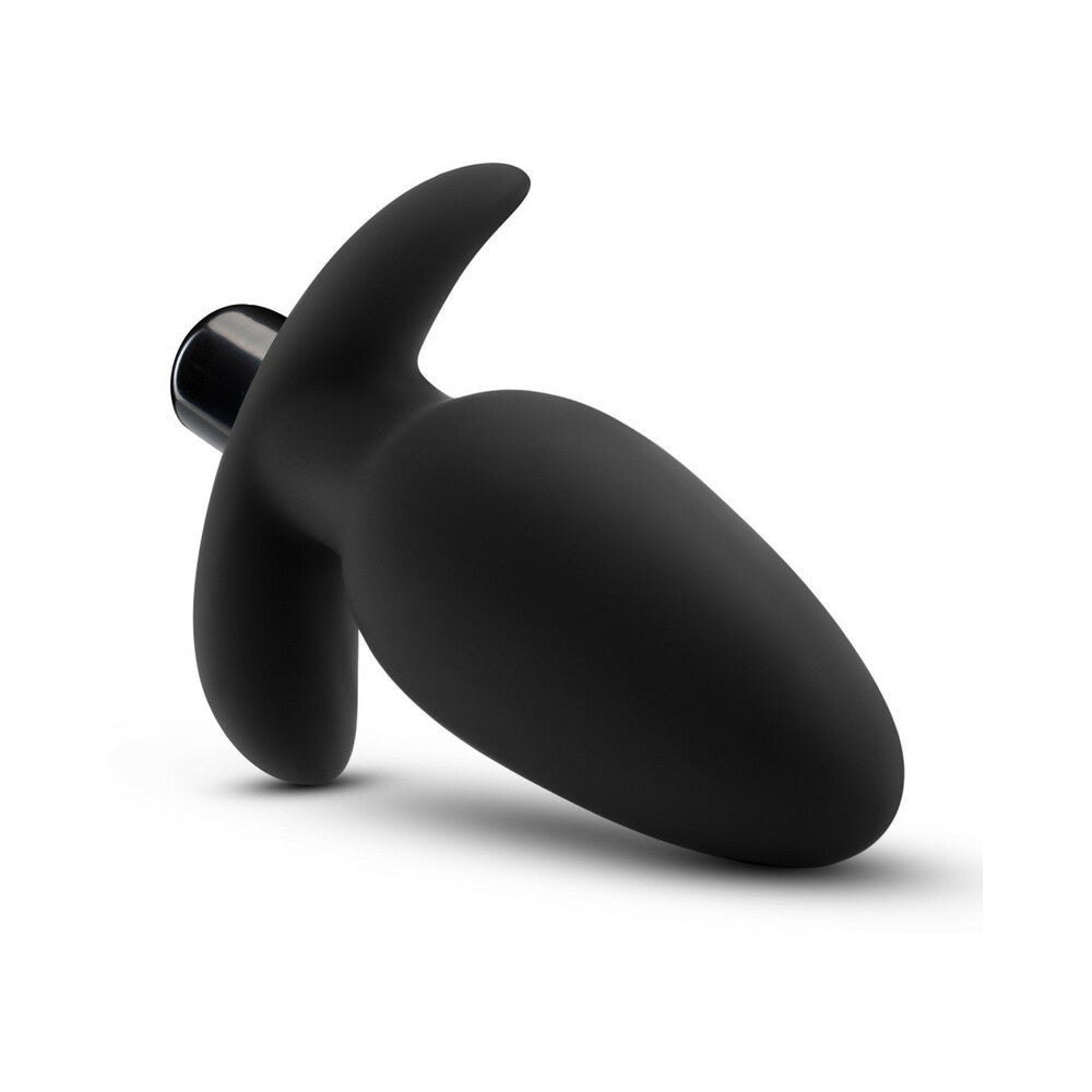 Anal Adventures Platinum Silicone Saddle Plug - Black