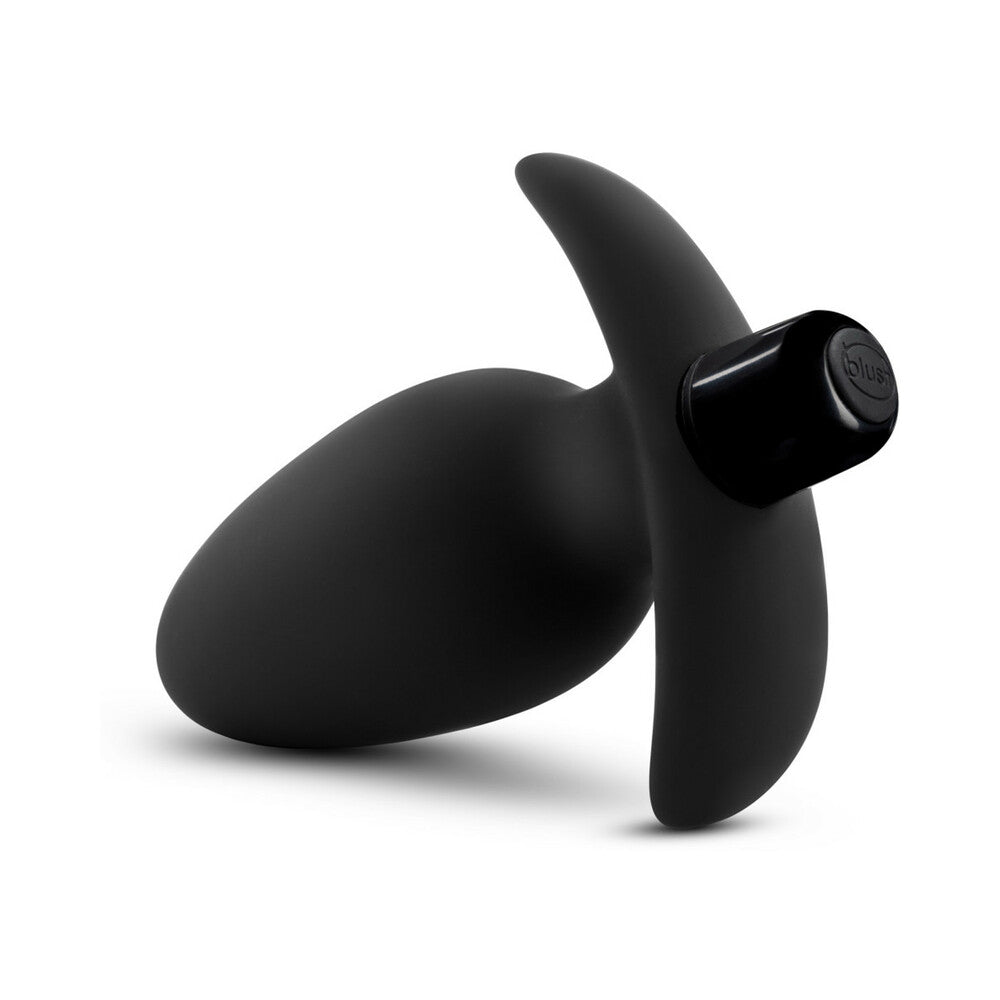 Anal Adventures Platinum Silicone Saddle Plug - Black