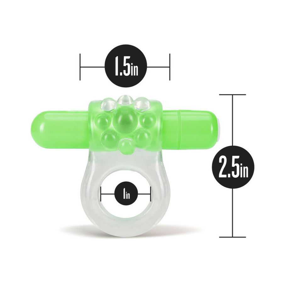 Blush Play With Me Teaser Vibrating C Ring - Green