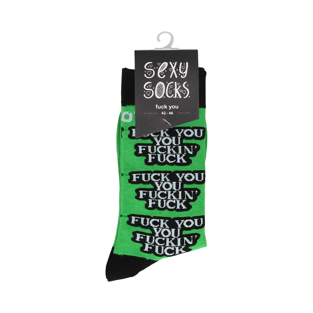 Shots Socks Fuck You M/L