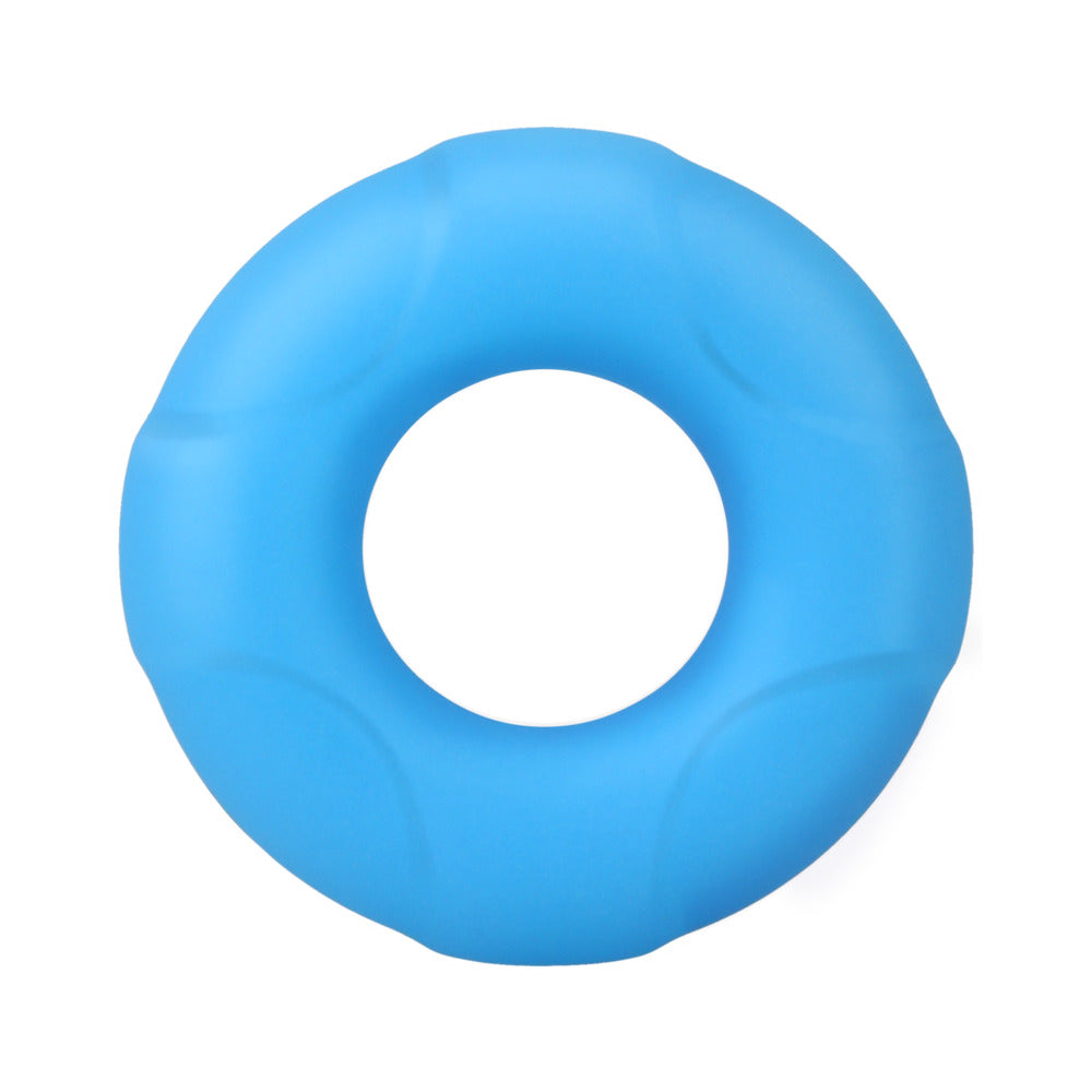 Rock Solid Sila-Flex Glow-In-The-Dark Life Saver C-Ring Blue