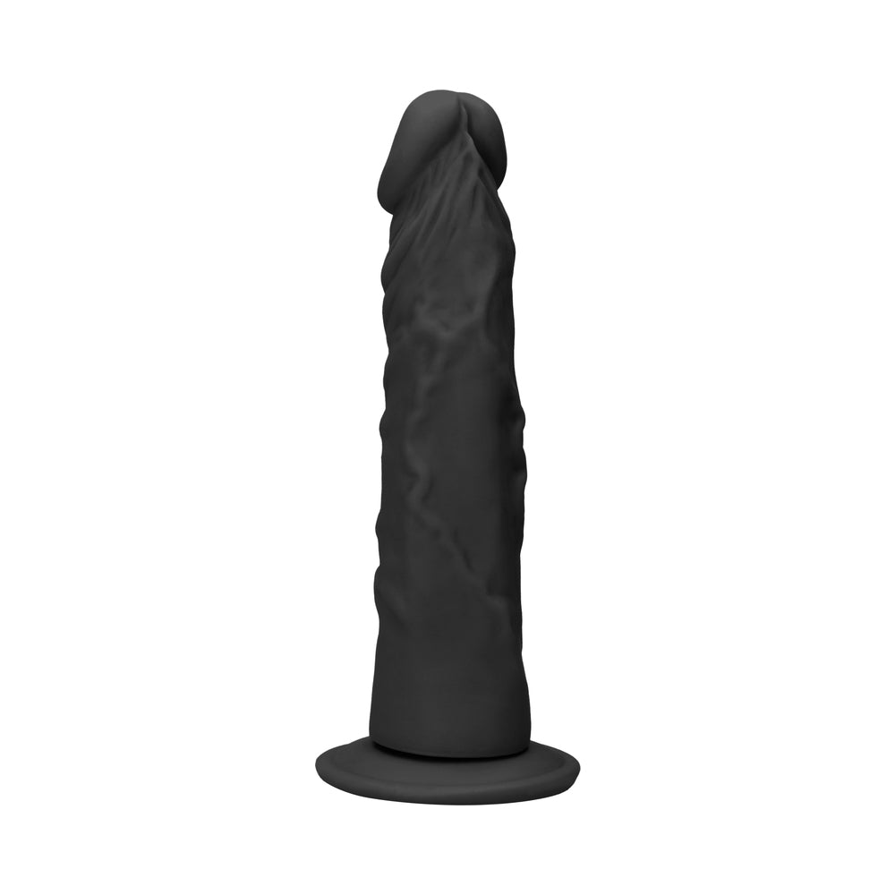 Real Rock Realistic Dildo - 7&quot; - 17 Cm - Chocolate