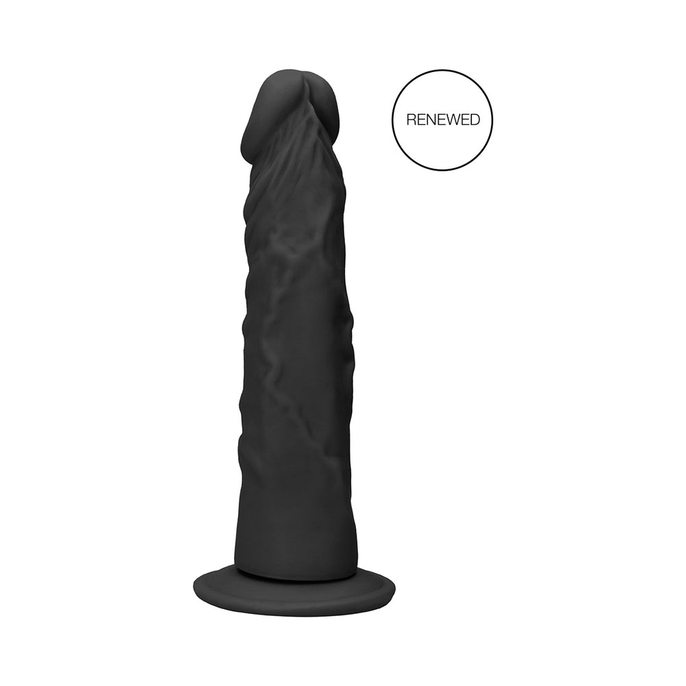 Real Rock Realistic Dildo - 7&quot; - 17 Cm - Chocolate