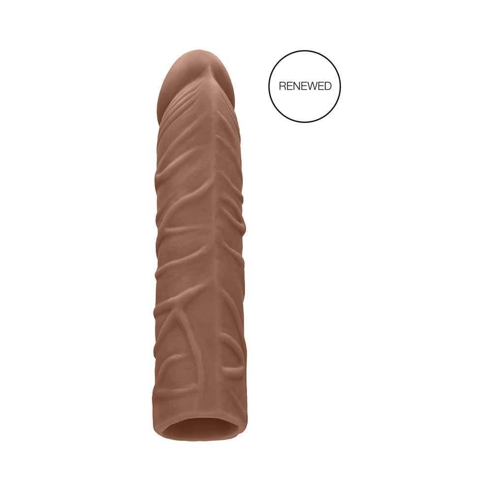 Real Rock Penis Extender - 7&quot; - 17.5 Cm - Mocha