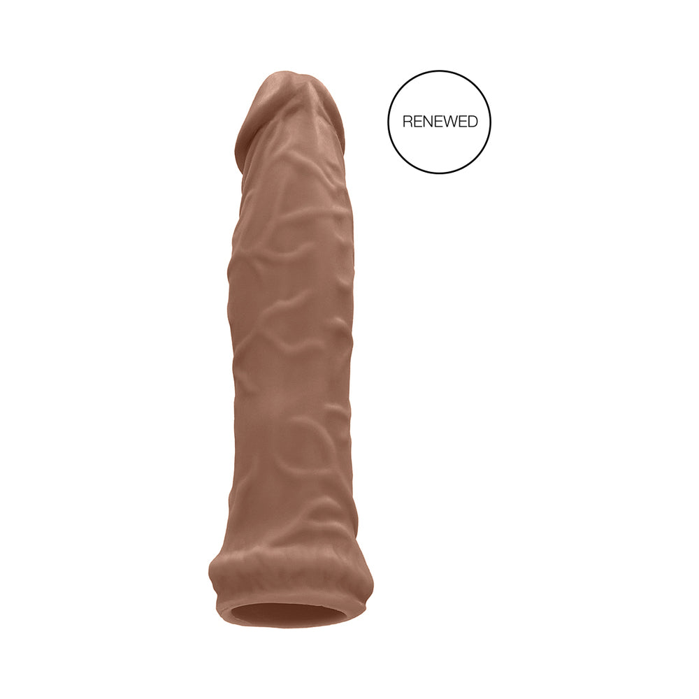 Real Rock Penis Extender - 7&quot; - 17 Cm - Mocha