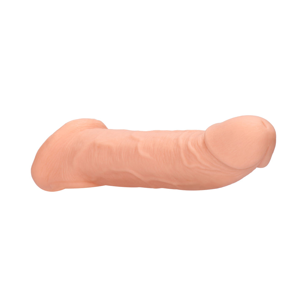 Real Rock Penis Extender With Rings - 9&quot; - 22 Cm - Vanilla