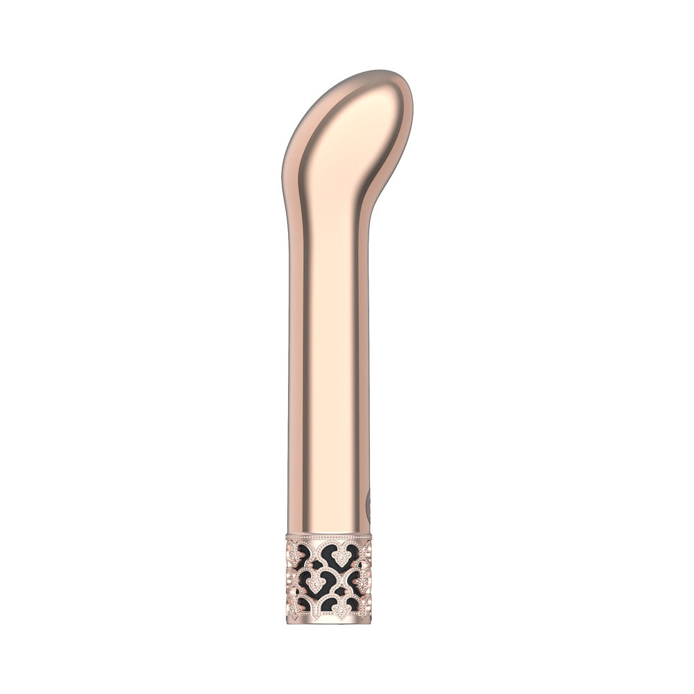 Royal Gems Jewel Rechargeable G-Spot Vibrator Rose Gold