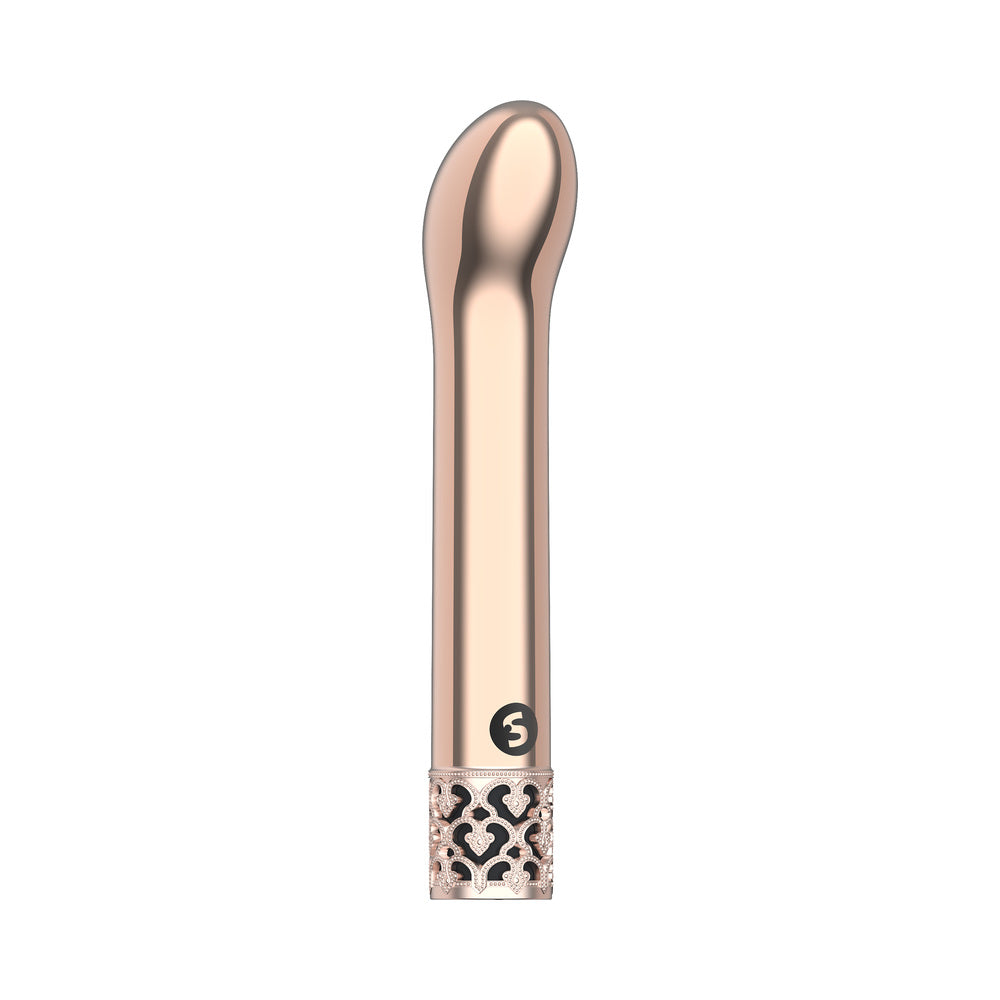 Royal Gems Jewel Rechargeable G-Spot Vibrator Rose Gold