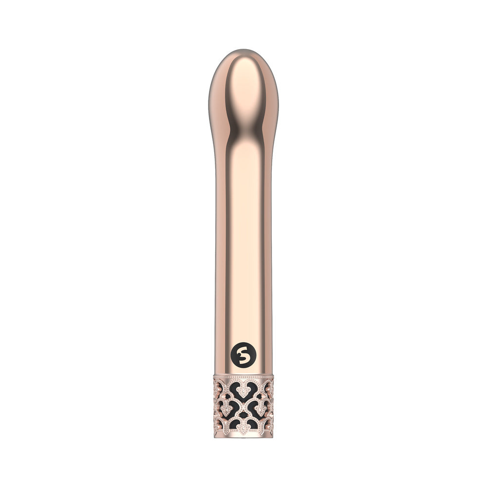 Royal Gems Jewel Rechargeable G-Spot Vibrator Rose Gold