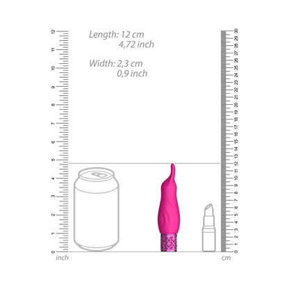 Royal Gems - Sparkle - Silicone Rechargeable Bullet - Pink