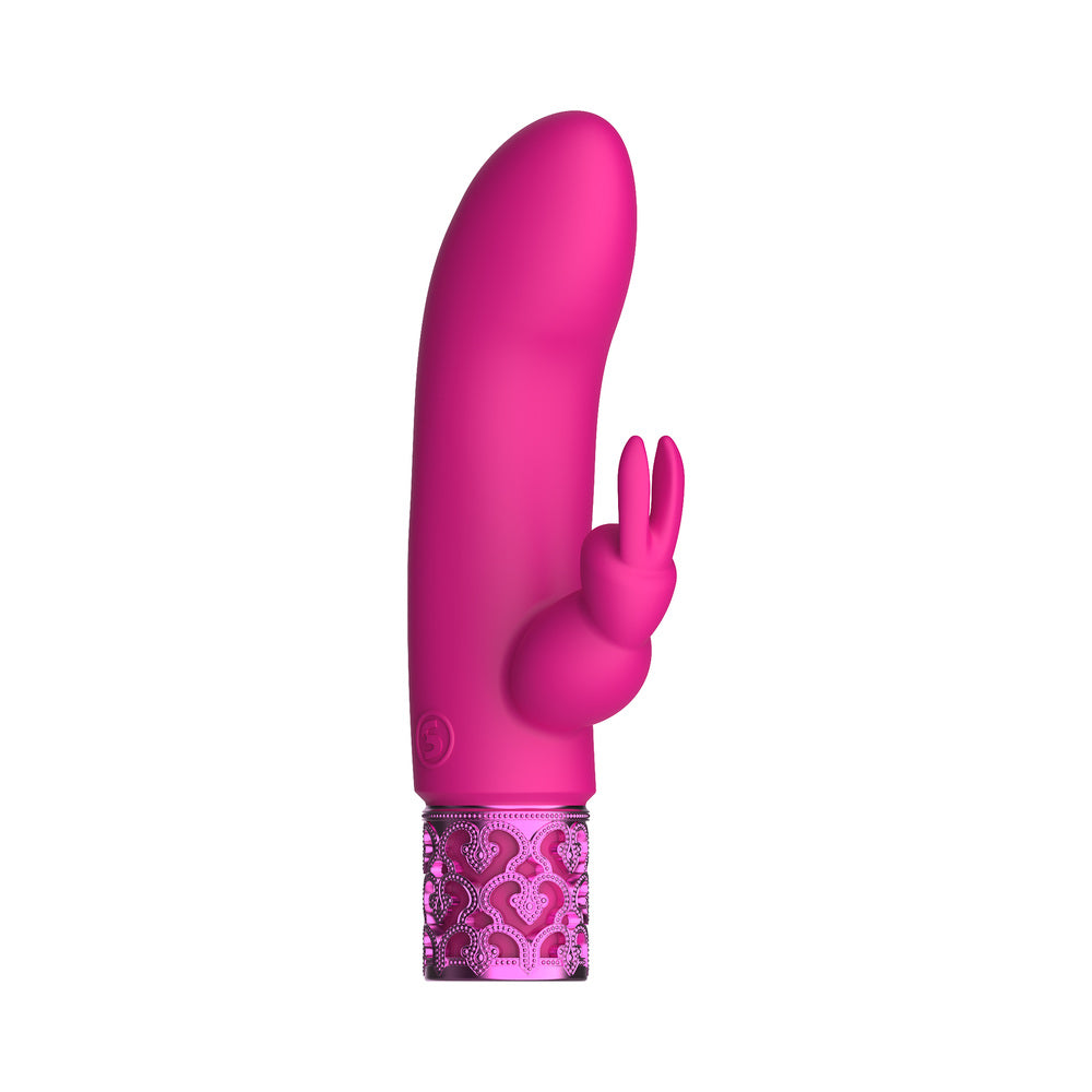 Royal Gems - Dazzling - Silicone Rechargeable Bullet - Pink