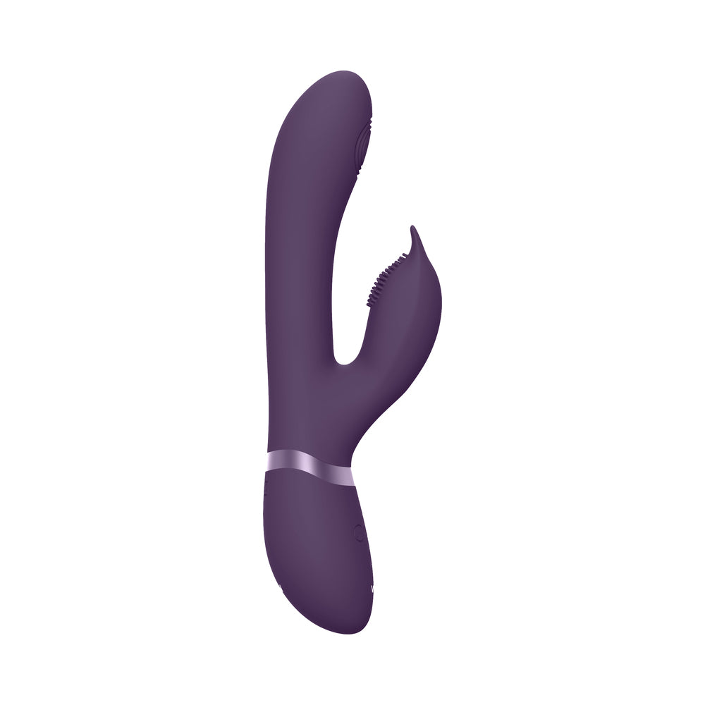 Vive - Aimi Rechargeable Triple-Motor Swinging Silicone Rabbit - Purple