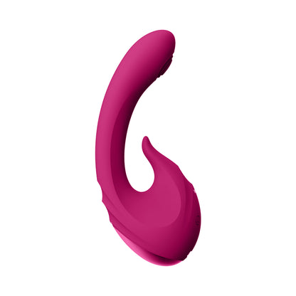 Vive - Miki Rechargeable Pulse-Wave &amp; Flickering Silicone Vibrator - Pink