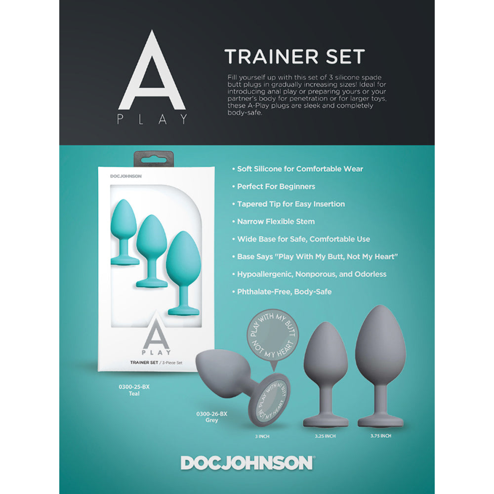 A Play Trainer Set - Teal Set Of 3