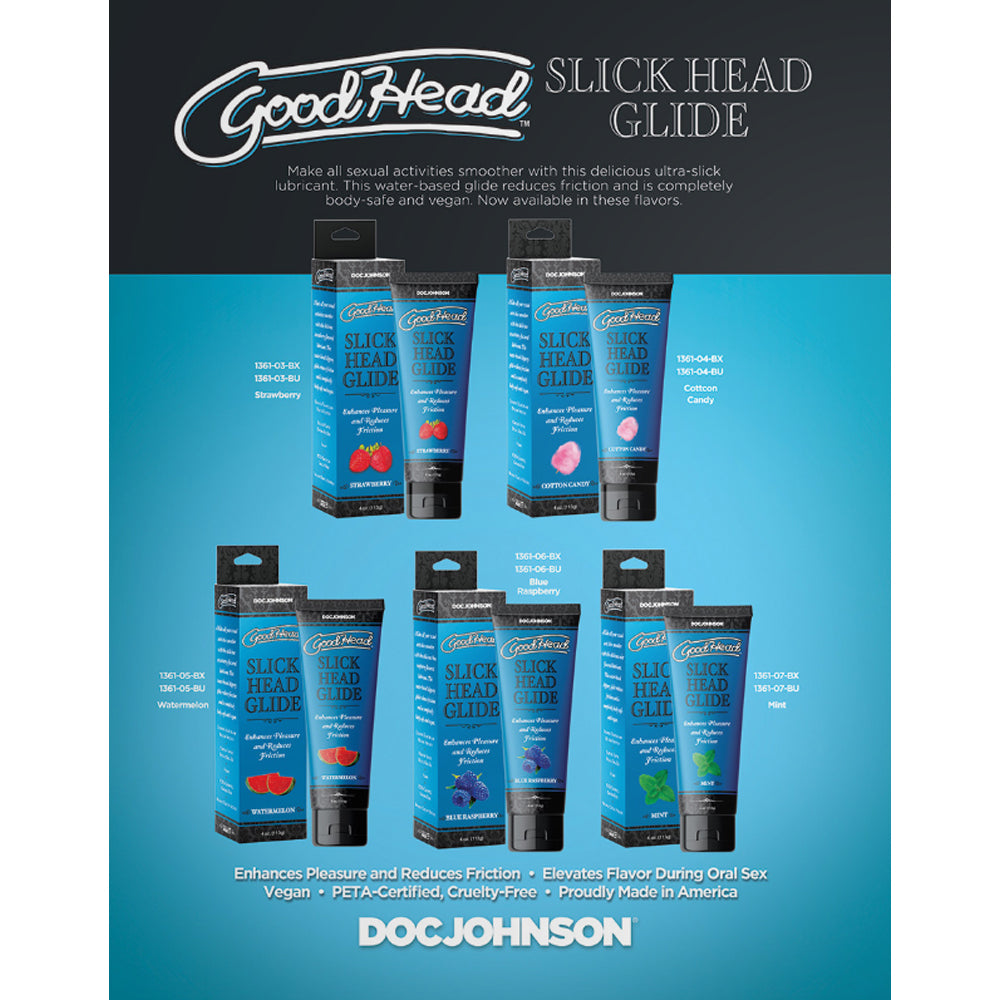 Goodhead Slick Head Glide Strawberry 4 Oz.