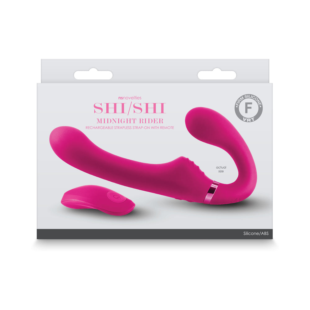 Shishi Midnight Rider Strapless Strap-On Pink