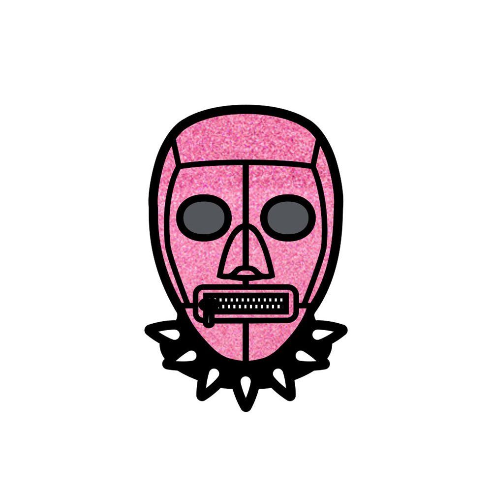 Sex Toy Pin Pink Bondage Mask