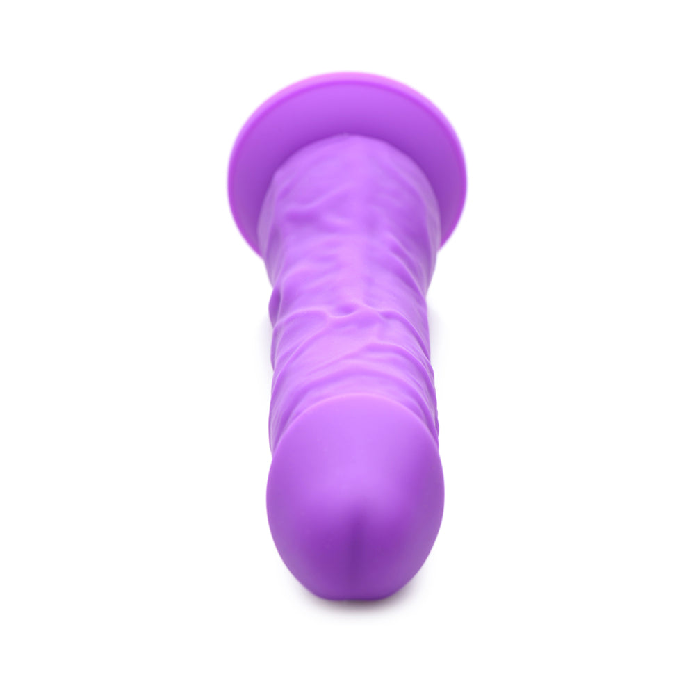 Lollicock Silicone Dildo Without Balls 7 In. Grape