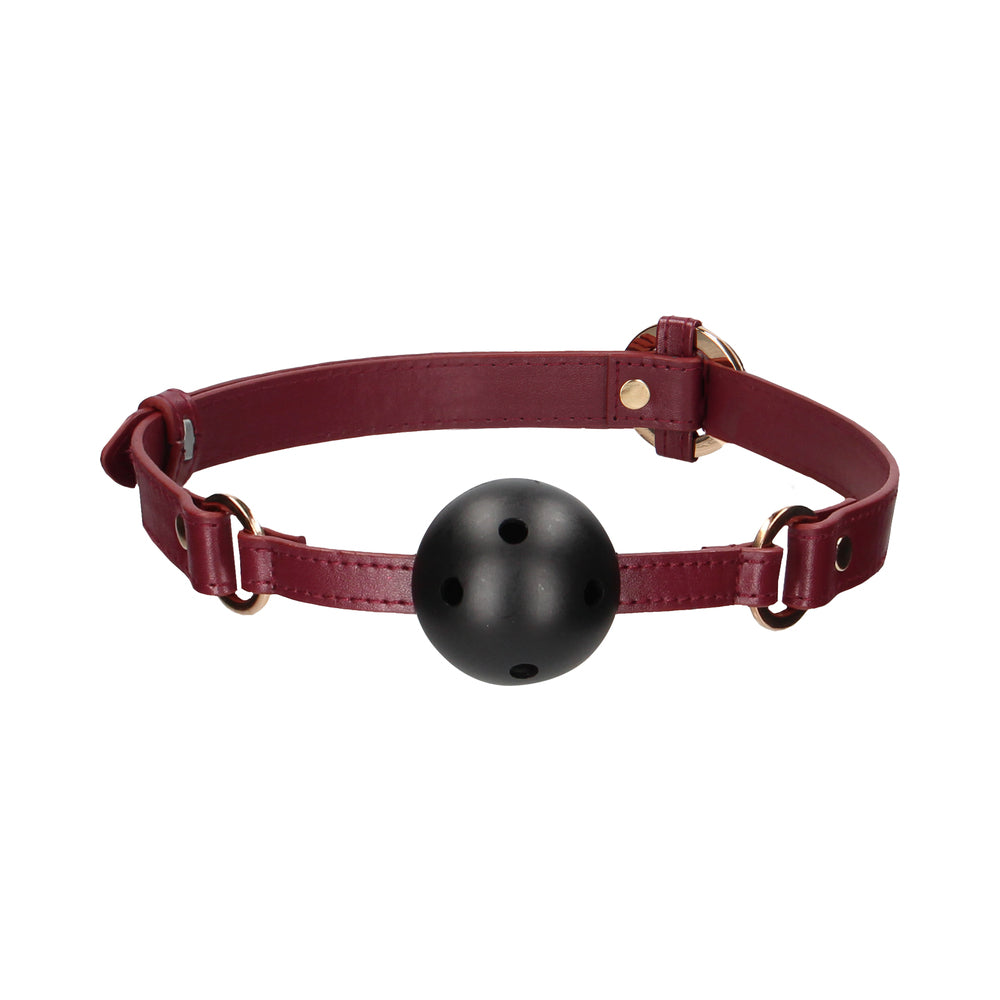 Ouch Halo Breathable Ball Gag Burgundy