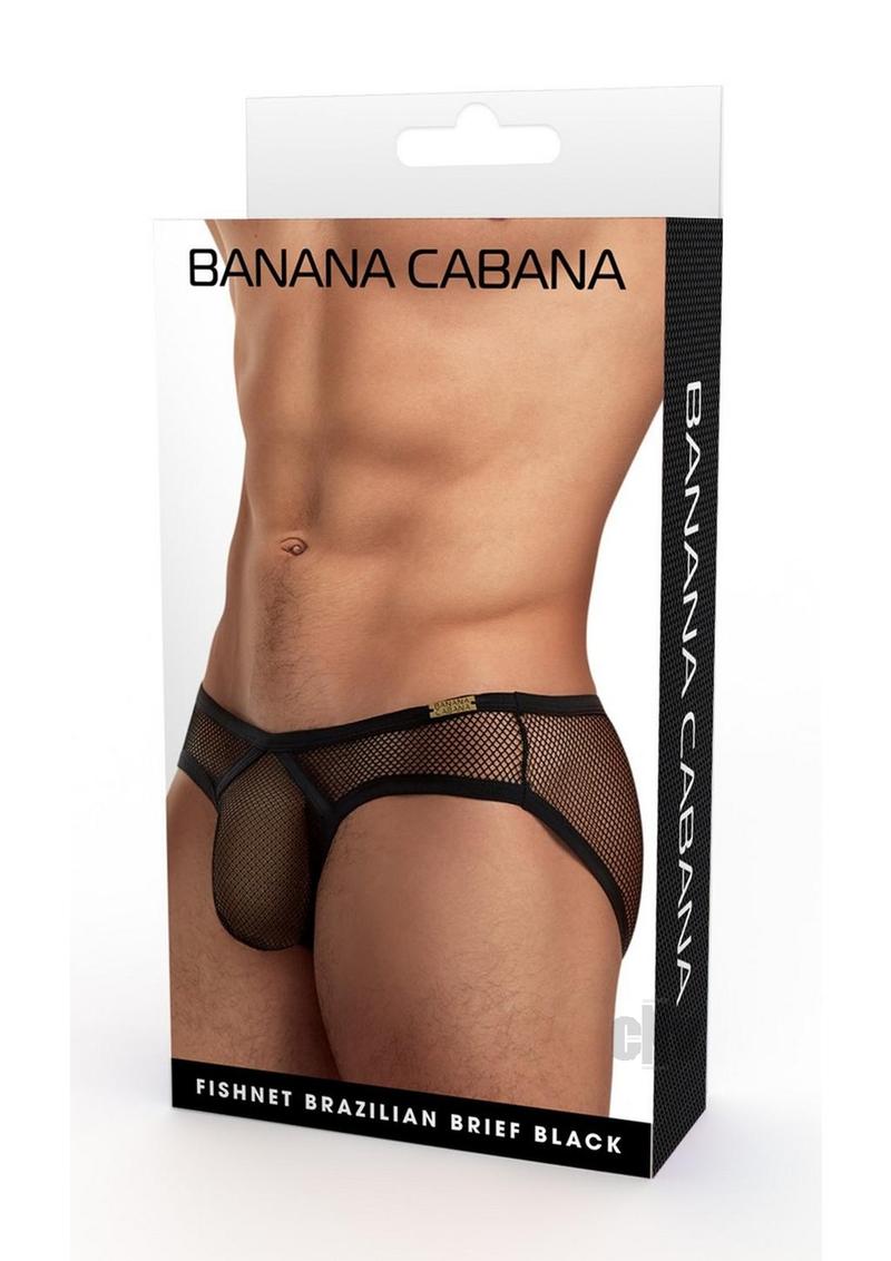 Banana Cabana Bikini Mesh Lg/xl Black-Sexual Toys®-Sexual Toys®