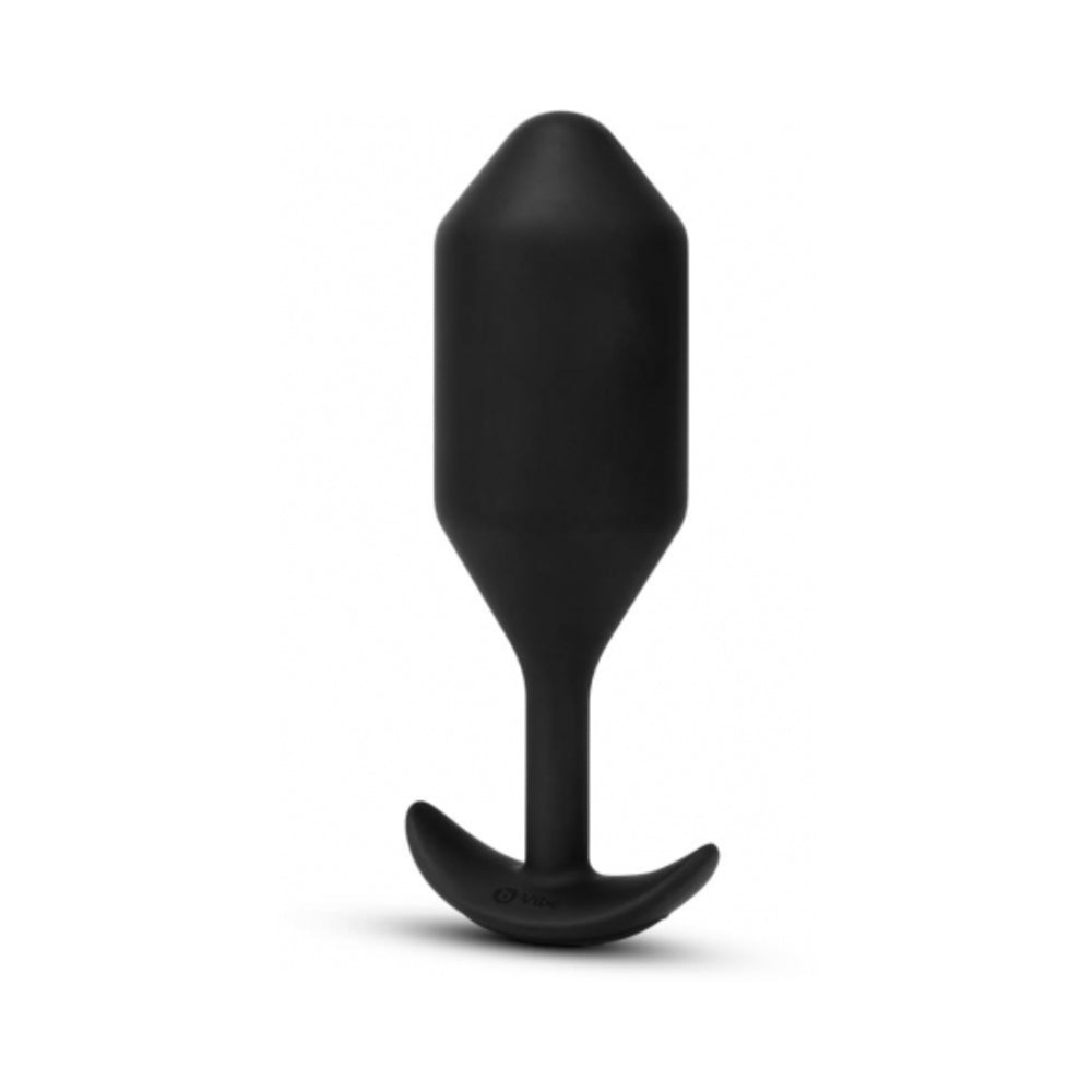 B-Vibe Vibrating Snug Plug - Xxlarge Black