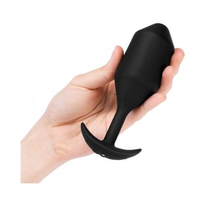 B-Vibe Vibrating Snug Plug - Xxlarge Black