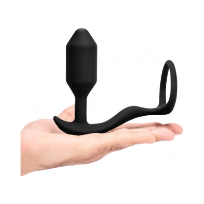 B-Vibe Vibrating Snug &amp; Tug Medium - Black