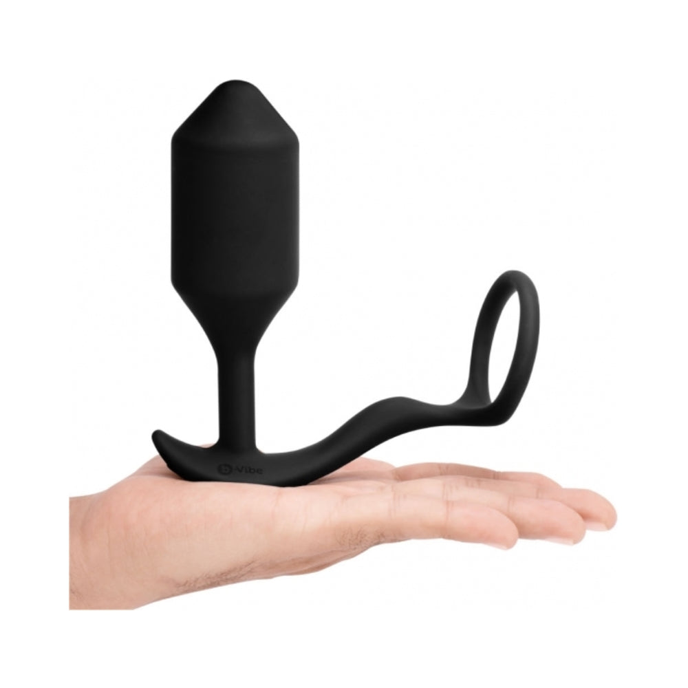 B-Vibe Vibrating Snug &amp; Tug Xl - Black