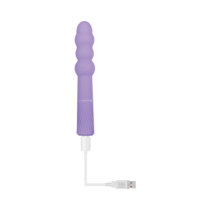 Gender X Bumpy Ride Beaded Vibrating Wand Purple