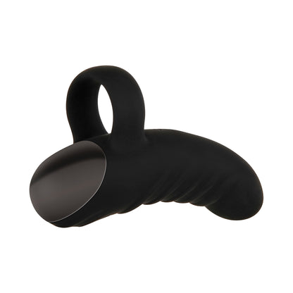 Evolved Hooked On You Curved Finger Vibrator - Black