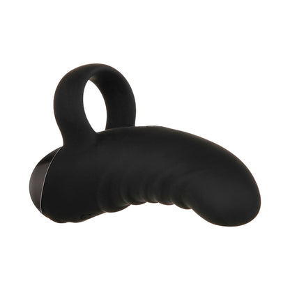 Evolved Hooked On You Curved Finger Vibrator - Black