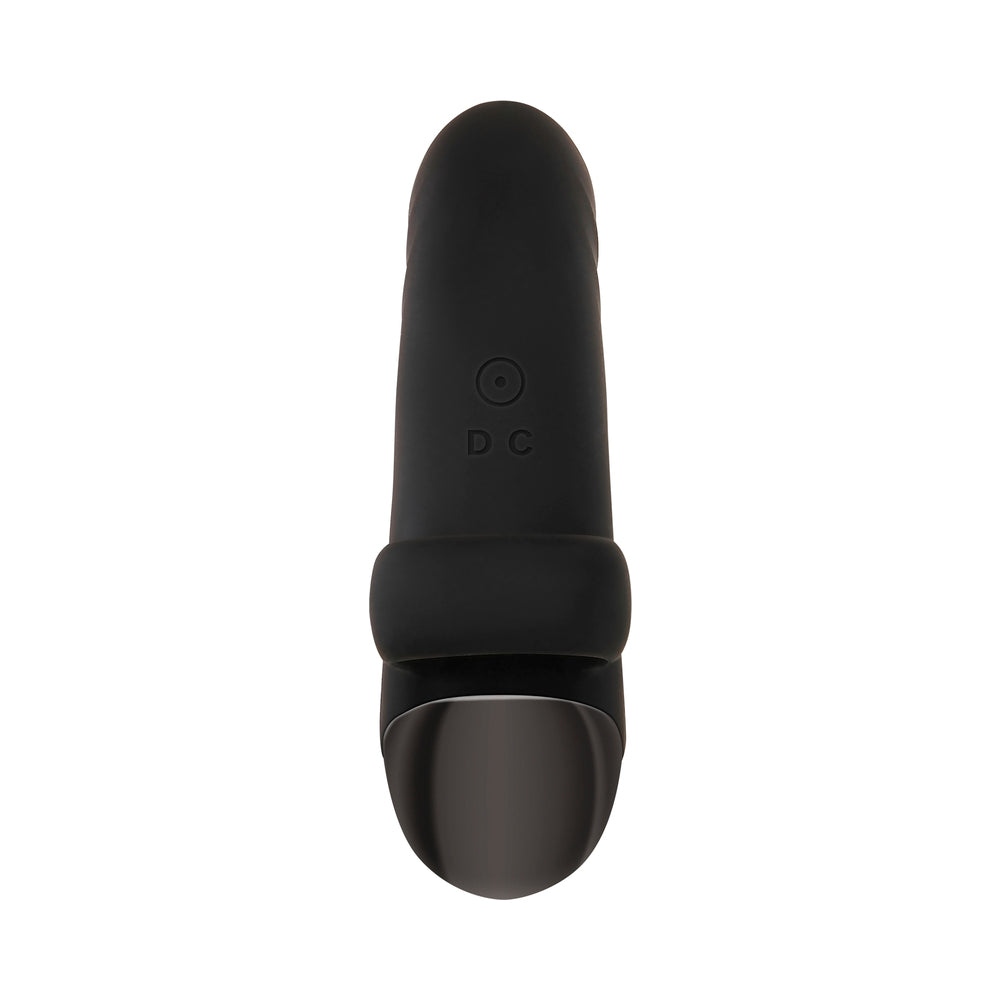 Evolved Hooked On You Curved Finger Vibrator - Black