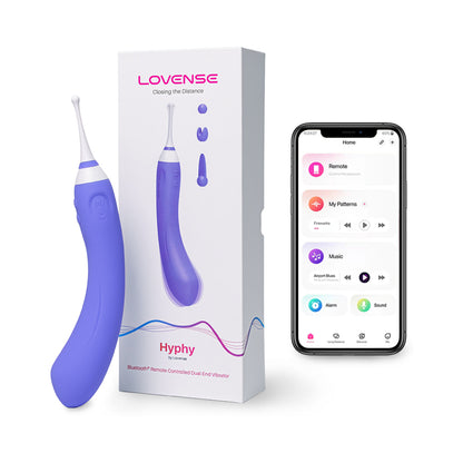 Lovense Hyphy Dual-End Clitoral And G-Spot Stimulator