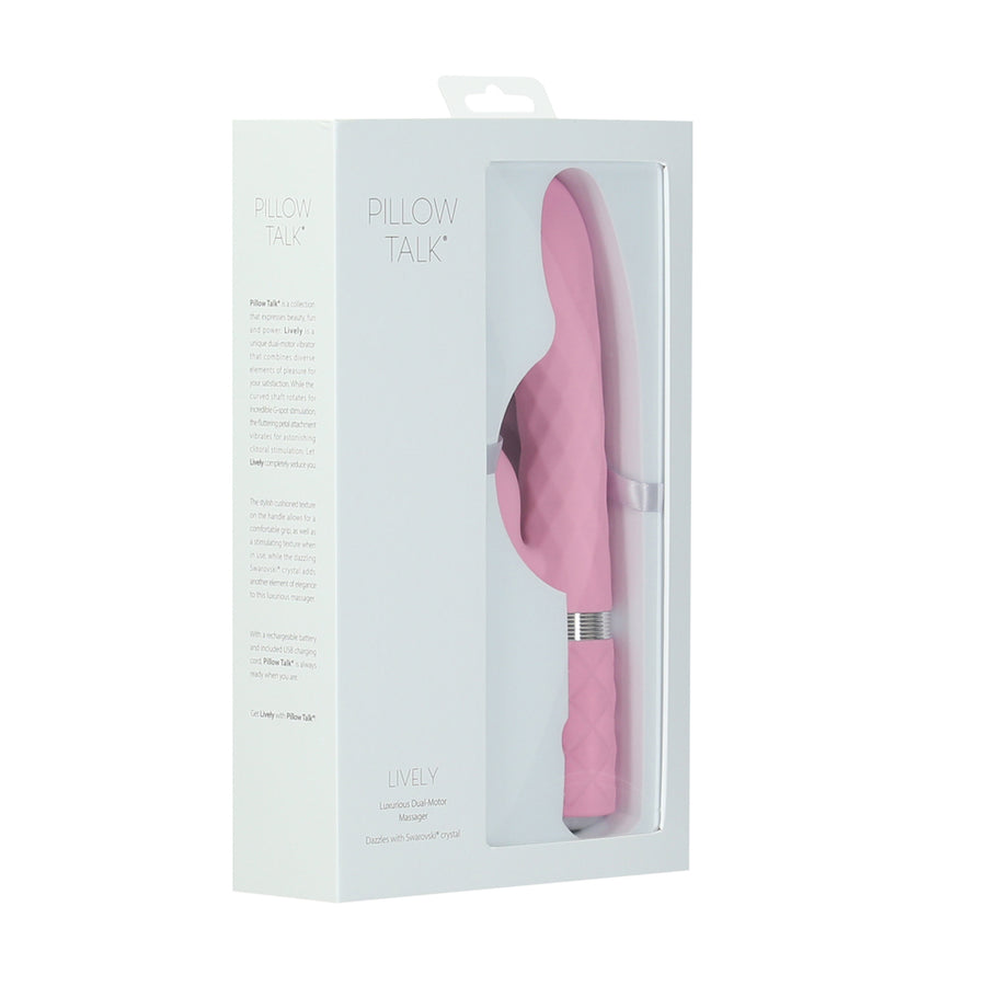 Pillow Talk Lively Dual Stimulator Pink