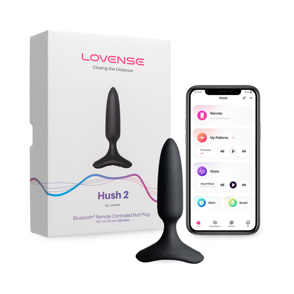 Lovense Hush 2 App-Compatible Butt Plug 1 In.