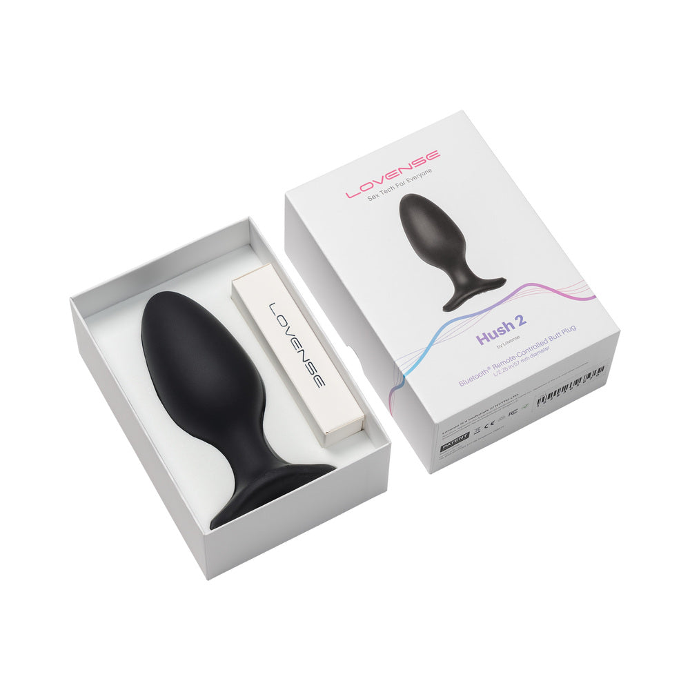 Lovense Hush 2 App-Compatible Butt Plug 2.25 In.