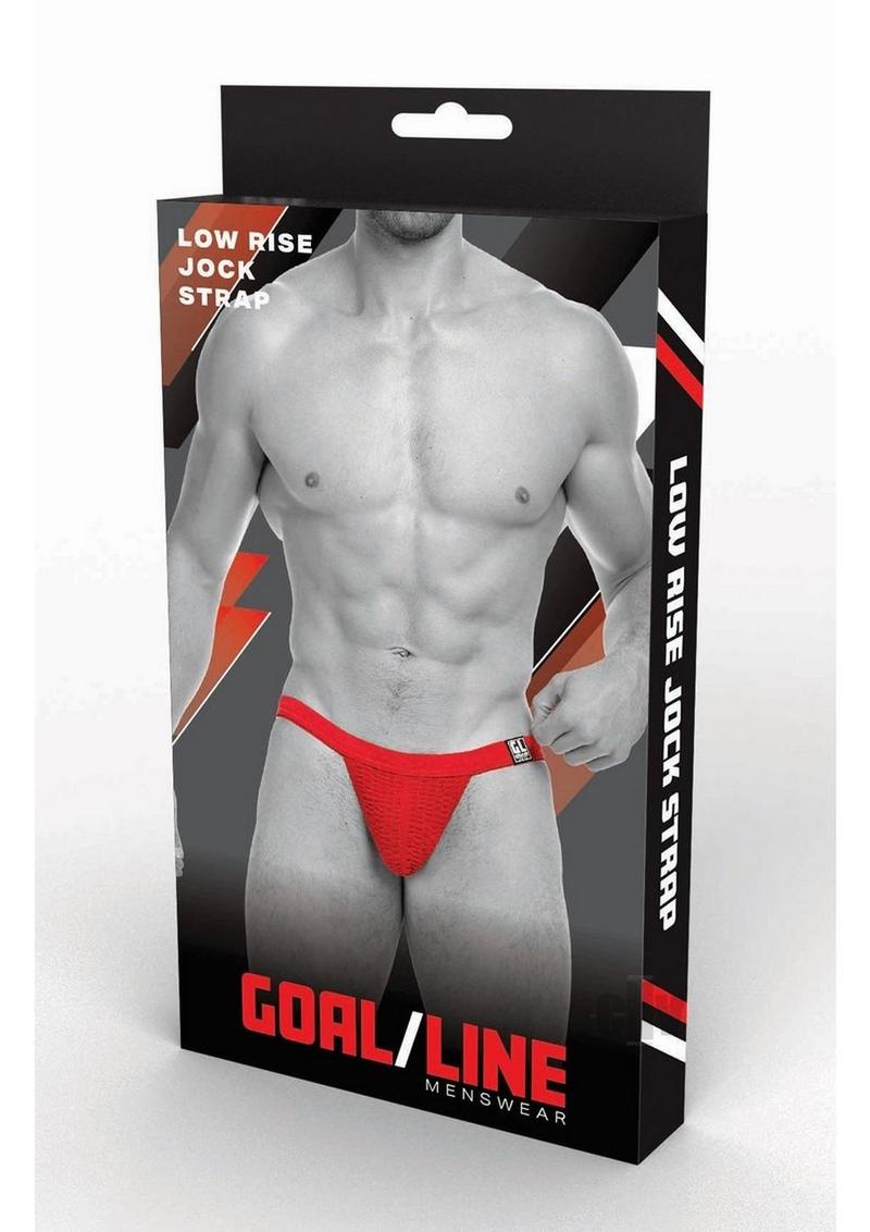 Goal Line Low Rise Jockstrap S/m Red-Sexual Toys®-Sexual Toys®