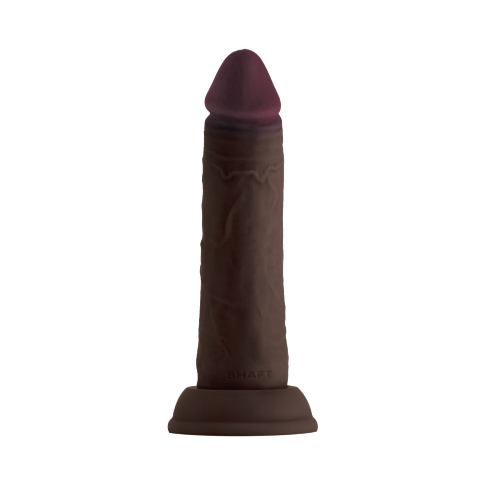 Shaft Model J Liquid Silicone Dong 6.5 In. Mahogany