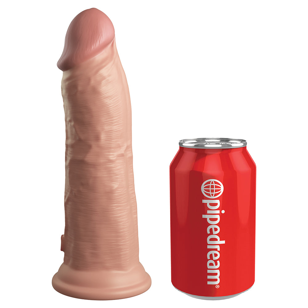 King Cock Elite Silicone Dual-Density Cock 8 In. Light