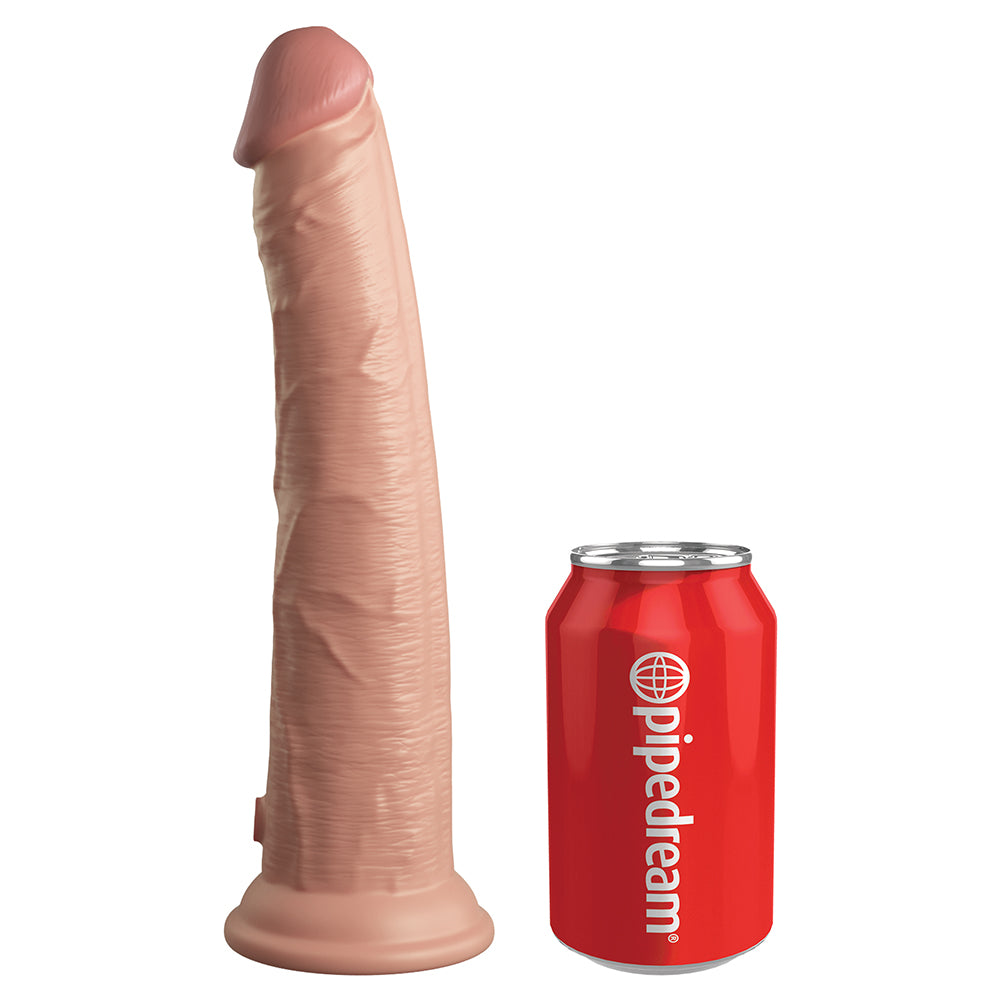 King Cock Elite Silicone Dual-Density Cock 10 In. Light