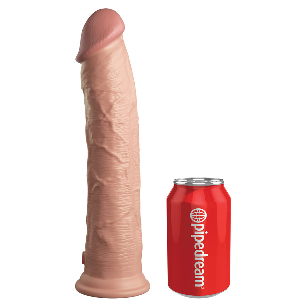 King Cock Elite Silicone Dual-Density Cock 11 In. Light