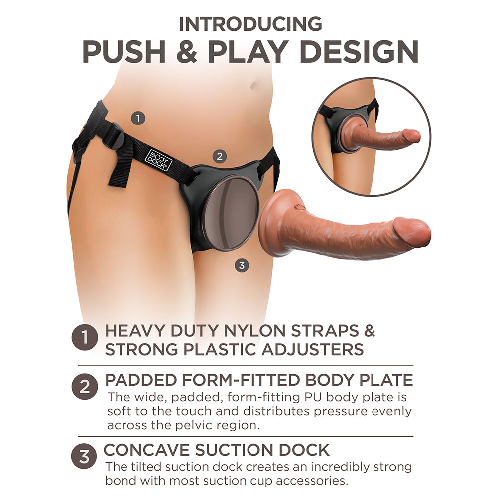 King Cock Elite Comfy Silicone Body Dock Kit